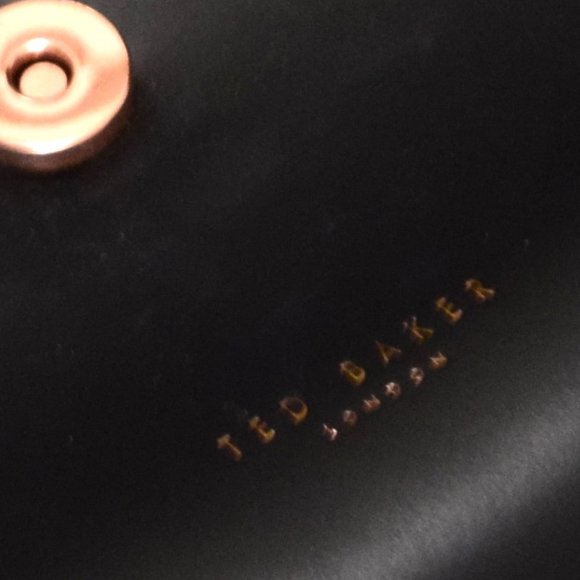 Like New! Leather and Calf Hair Animal Print Ted Baker Handbag - Picture 9 of 11